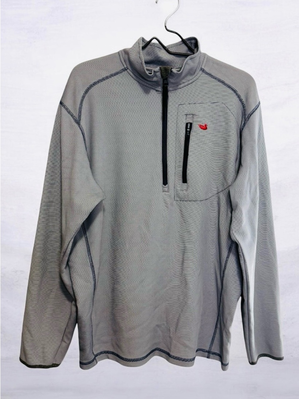 Southern Marsh Men's Endzone Stripe Performance Pullover Medium